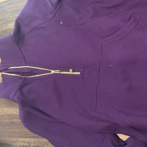 lululemon athletica Purple Hoodie with Gold Zipper